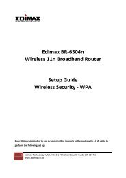 Edimax BR-6504n Wireless 11n Broadband Router Setup Guide ...