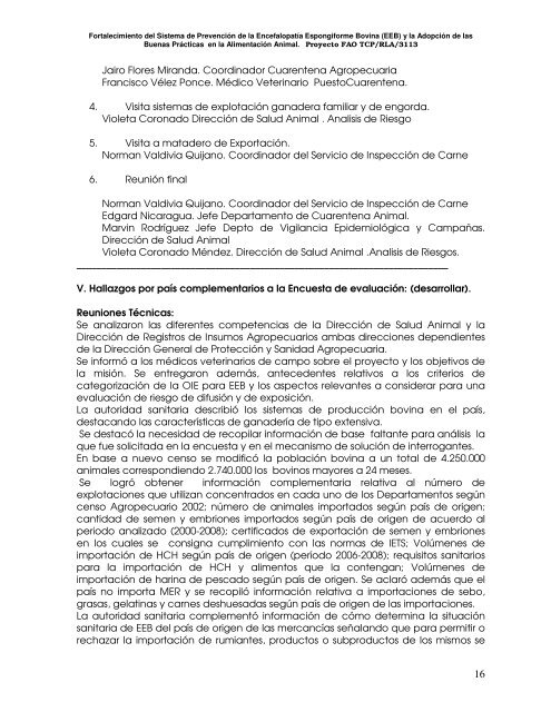 documento - Oficina Regional de la FAO para AmÃ©rica Latina y el ...