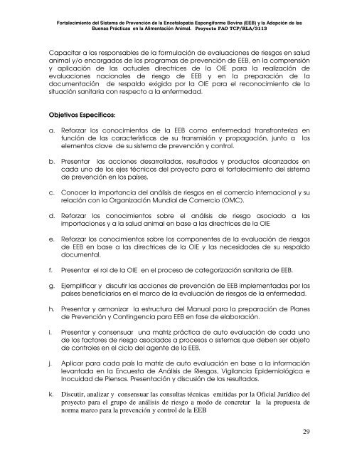 documento - Oficina Regional de la FAO para AmÃ©rica Latina y el ...