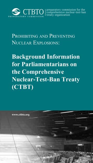 CTBT - Comprehensive Nuclear-Test-Ban Treaty Organization