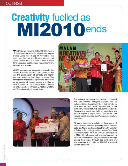 MIMOS Focus Q4/2010 - MIMOS Berhad