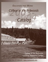 CR College Catalog 2003-2004 PDF version - College of the ...