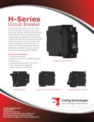 H-Series Circuit Breaker - News 2012 [pdf] - Carling Technologies