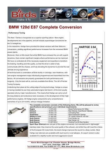 BMW 120d E87 Complete Conversion - Birds