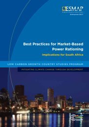 Best Practices for Market-Based Power Rationing - esmap