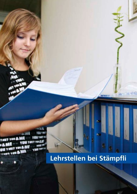 Lehrstellen bei StÃ¤mpfli - StÃ¤mpfli Publikationen AG