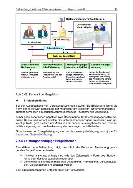 Kurzfassung (Skript) zu Kapitel 2 „Personalarbeit auf Grundlage ...