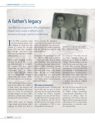 A father's legacy - Office of Alumni Relations