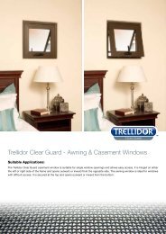 Trellidor Clear Guard - Awning & Casement Windows