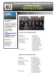 newsletter - The Institution of Engineers, Malaysia (Penang Branch)
