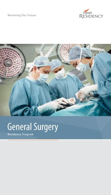 General Surgery - SingHealth Residency