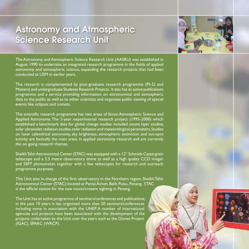 Research Institutes, Centres and Units - Universiti Sains Malaysia