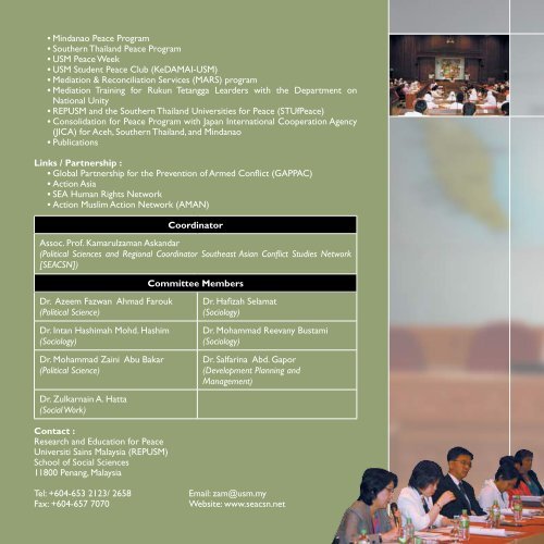 Research Institutes, Centres and Units - Universiti Sains Malaysia