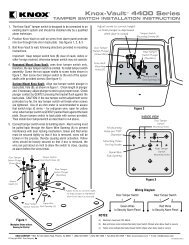 4400 Series Tamper Switch Install Instructions - Knox Box