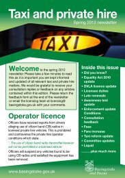 Spring 2012 Newsletter - Basingstoke and Deane Borough Council