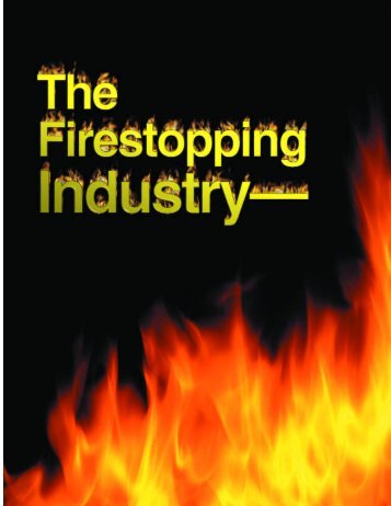 The Firestopping Industry Today and Tomorrow, 6/2001