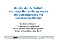 Mobiler durch FRANZ - Evangelisches Geriatriezentrum Berlin