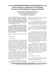 Surface Roughness Optimization Of Machining Parameters In ...