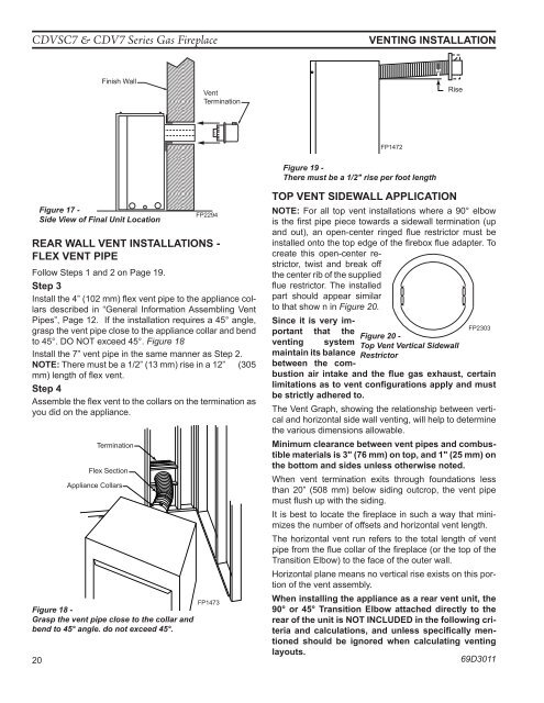 Manual - Unvented Gas Log Heater or Vented Decorative Appliance