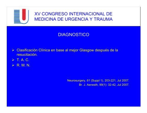 trauma craneoencefalico en el anciano - Reeme.arizona.edu