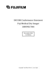 DICOM Conformance Statement Fuji Medical Dry Imager DRYPIX ...