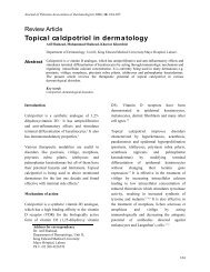 Topical calcipotriol in dermatology - JPAD - Journal of Pakistan ...