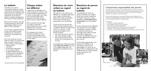 LE BULLETIN - Commission scolaire Marguerite-Bourgeoys