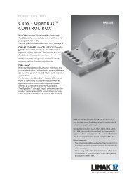 CB6S - OpenBusTM CONTROL BOX - Linak
