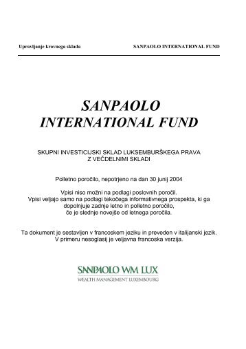 Polletno poroÄilo 2004.pdf - Banka Koper
