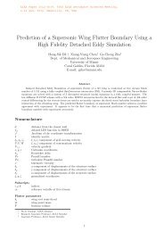 Prediction of a Supersonic Wing Flutter Boundary Using a High ...