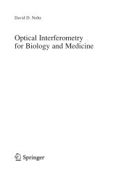 Optical Interferometry for Biology and Medicine - Department of ...