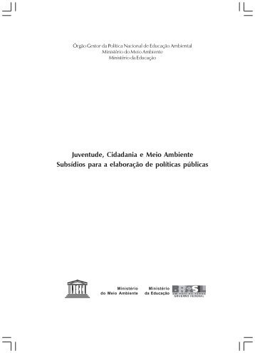 Juventude, Cidadania e Meio Ambiente Subsídios para a ...