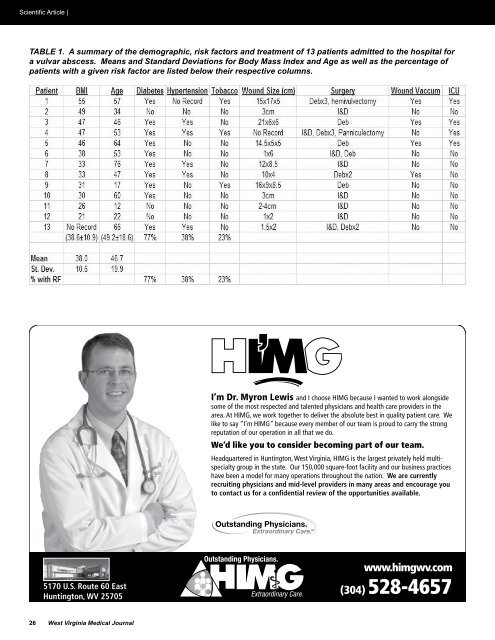 Healthcare - West Virginia State Medical Association