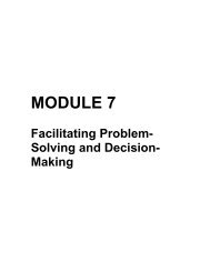 Facilitating Problem-Solving and Decision-Making