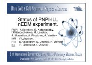 Status of PNPI-ILL nEDM experiment.