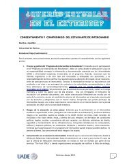 Compromiso de Estudiante - Universidad Argentina de la Empresa