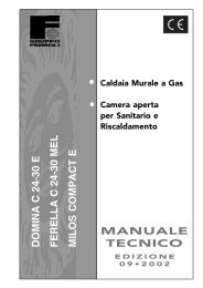 MANUALE TECNICO - Ferroli