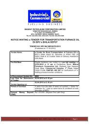 T000003547_FileName_BHILAI FO Tender ... - Bharat Petroleum