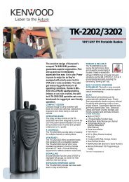 TK-2202/3202 - Communications Specialists Ltd