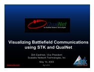 Visualized Battlefield Communications - AGI