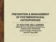 prevention & management of postmenopausal osteoporosis