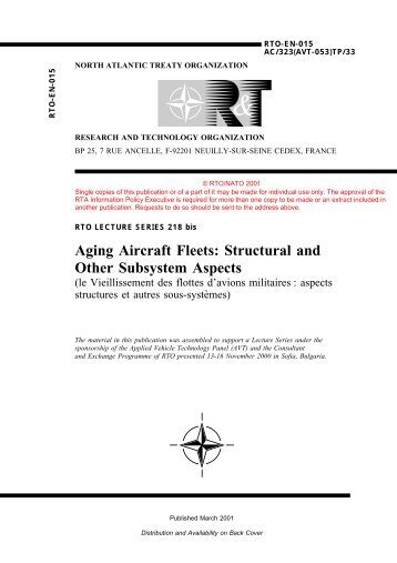 Aging Aircraft Fleets: Structural and Other Subsystem Aspects