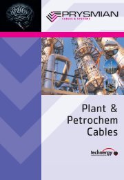 Leaflet Plant & Petrochem - Prysmian Group