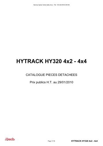 HYTRACK HY320 4x2 - 4x4