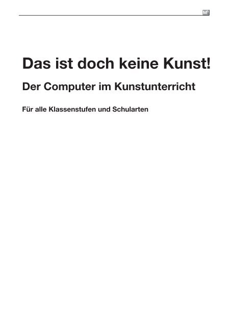 Das ist doch keine Kunst! Der Computer im - Mediaculture online