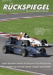 VR-Zeitung: RÃ¼ckspiegel - Virtual Racing eV