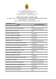 Resultado Parcial Retificado Edital nÃ‚Âº 2011/003(GATI) - Funai