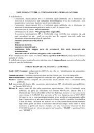 istruzioni per la compilazione - Comune di Riva del Garda