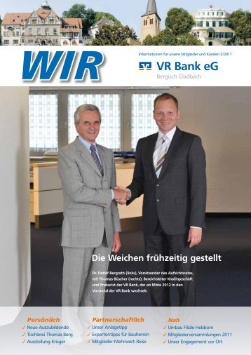 WIR - VR Bank eG Bergisch Gladbach