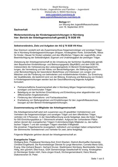Bericht Zum Download Jugendamt Der Stadt Nurnberg